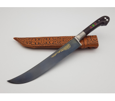 Узбекский нож Пчак (узкий, большой), шх15, эбонит ШХ15 Эбонит