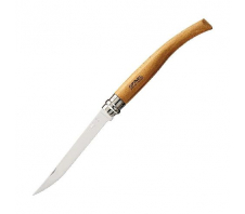 Нож филейный Opinel №10, нержавеющая сталь, рукоять из дерева бука Sandvik 12C27 Дуб