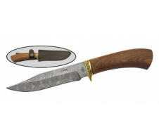 Нож туристический хозяйственно-бытовой "Судак" Дамаск Сапелли