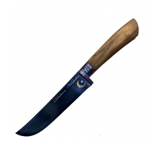 Узбекский нож Пчак средний. Дерево Чинар, гарда олово/гравировка. ШХ-15 (14-16 см) ШХ15 Дерево