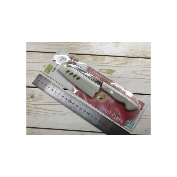 Нож для чистки овощей и фруктов в ножнах Fruit Knife, нержавеющая сталь 45/60g