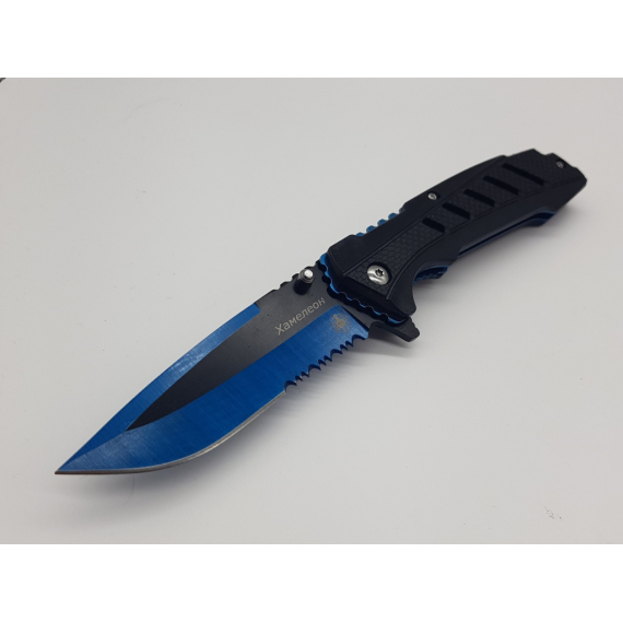 Нож складной хозяйственно-бытовой "Хамелеон", синий