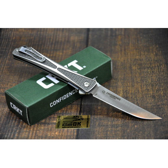 CRKT_7532 Jumbones - нож складной, алюм. рук-ть, клинок AUS8