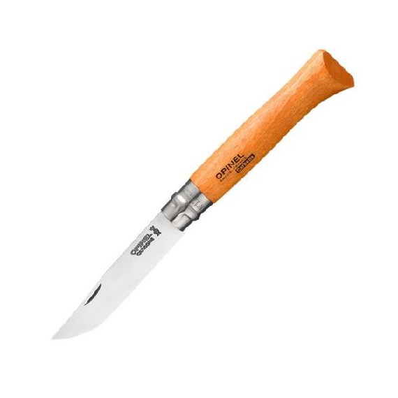 Нож Opinel №12, углеродистая сталь, рукоять из дерева бука, блистер