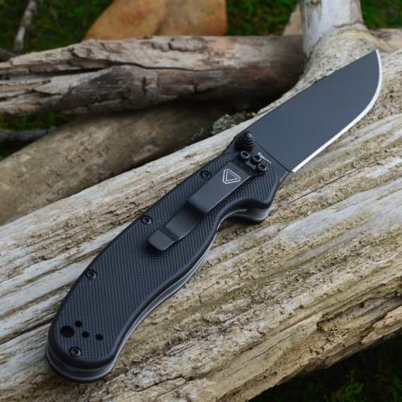 Складной нож Ontario RAT-2, AUS-8,8861BP, black, черный термопластик