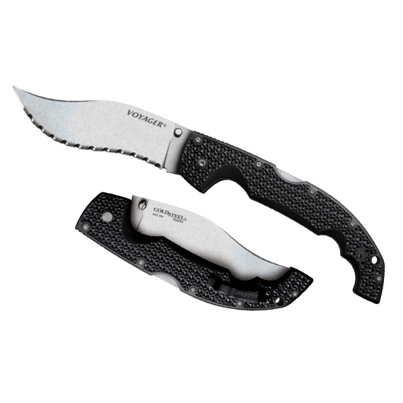 НОЖ COLD STEEL 29AXVS XL VOYAGER VAQUERO SERRATED EDGE