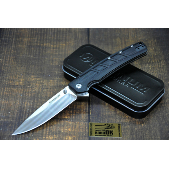 BK01MB724 Magnum Gatto Nero - нож складной, чёрная рук-ть G-10, сталь 440A