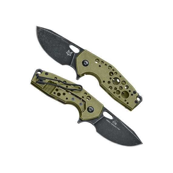 FFX-526 ALG SURU - нож склад.,рук-ть зелен. алюм., клинок 6см.- N690Co