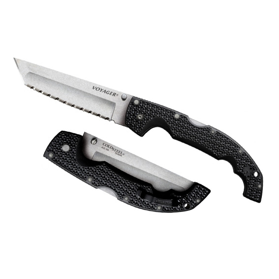 НОЖ COLD STEEL 29AXTS XL VOYAGER TANTO SERRATED EDGE