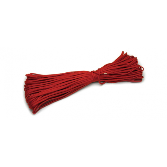 Шнур нейлоновый красный, паракорд PC011