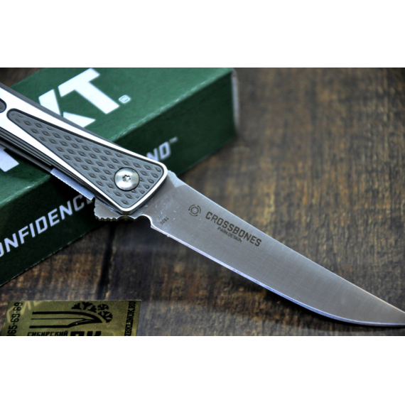 CRKT_7532 Jumbones - нож складной, алюм. рук-ть, клинок AUS8