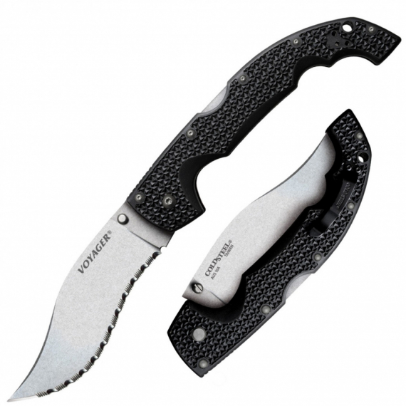 НОЖ COLD STEEL 29AXVS XL VOYAGER VAQUERO SERRATED EDGE